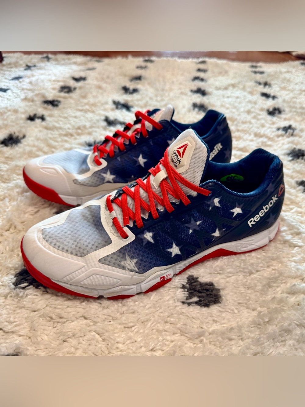 Reebok CrossFit Speed TR Patriotic USA Star Sneakers Women’s 10 EUC